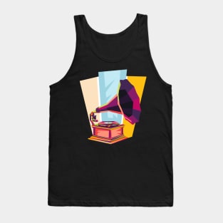 vintage music player Tank Top